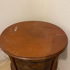 3／12引渡し予定アンティーク調　木製家具 キャビネットの画像