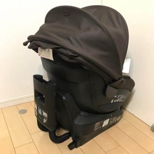 エールベベ・クルット３iグランス/新生時～４歳頃/ISO FIX対応/回転/洗濯済み