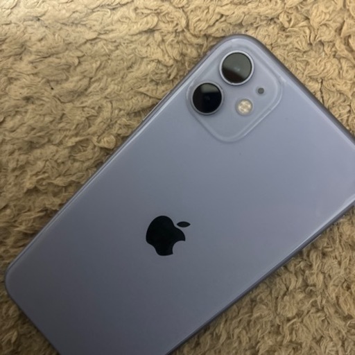 iPhone11  64GB  パープル 充電器 箱 ケース付き