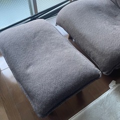 無印良品　リクライニングチェア　オットマン付きの画像
