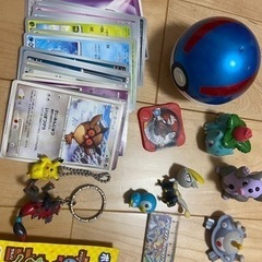 ポケモン　セット　指人形　バトル　カード　シールの画像