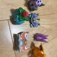 ポケモン　セット　指人形　バトル　カード　シールの画像