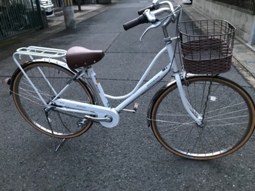 丸石サイクル　プルミエール　27 自転車　お洒落　通学自転車