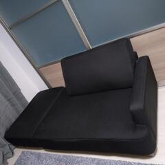 【無料】２人用ソファ　オットマンセットの画像