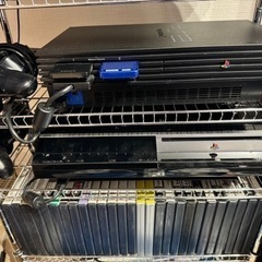 【値下げ】PS2本体とPSとPS2ソフト一式　
