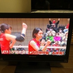 液晶テレビ　MITSUBISHI  REAL 19V 09年製の画像