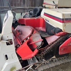 値下げok 実働 コンバイン ミツビシMC17 2条刈り  ディーゼルの画像