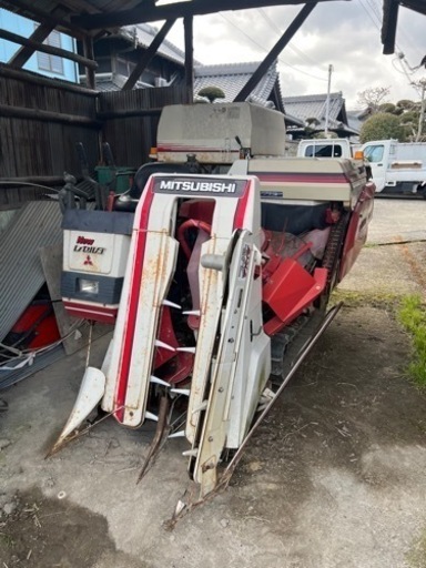 値下げok 実働 コンバイン ミツビシMC17 2条刈り  ディーゼル