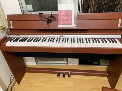 中古美品Roland ローランド 電子ピアノ 木目調DP-990 説明書、椅子、ヘッドホン付き