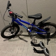 オプション多数★70%off★市価35000円以上★d-bike master+ 16 blue  の画像