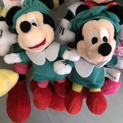 ディズニー　Disney クリスマスオーナメント　ぬいぐるみ グーフィー　ミニーの画像