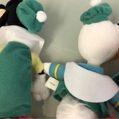 ディズニー　Disney クリスマスオーナメント　ぬいぐるみ グーフィー　ミニーの画像