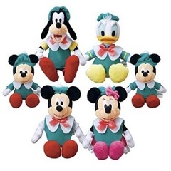ディズニー　Disney クリスマスオーナメント　ぬいぐるみ グ...