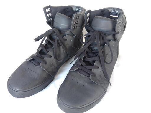 SUPRA スニーカー 黒 レッドソール
