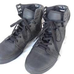SUPRA スニーカー 黒 レッドソール
