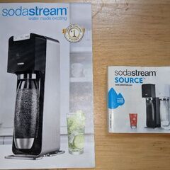 ソーダストリームSousev3 レッド　取り扱い説明書・ガスボンベ有の画像