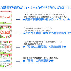 プロのイタリア語通訳者が講師。発音＆本当に話せるようになるオンラインレッスンの画像