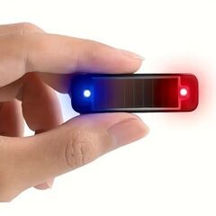 ソーラー警告灯-LED点滅ライトIP65防水