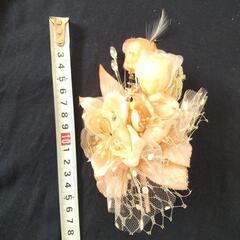 お話中！コサージュ　ピンクの画像