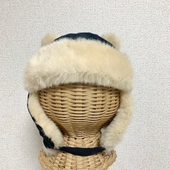 【9-12M】H＆M ベビー帽子 冬 もこもこの画像