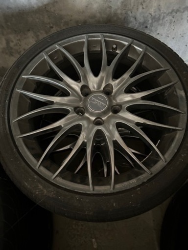 WORK ホイールタイヤ4本セット　225\40r18 7.5j 114.3 ナンカン