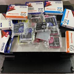 EPSONプリンターPX-7V（ジャンク）未使用インク（紅葉）の画像