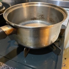 フライパン　鍋　ミニ鍋(ガス用)4点まとめて差し上げます！ ※3/8まで現地受け取り可能な方限定の画像