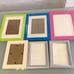 額縁インテリア フォトフレーム 木製 フレーム 絵画 カラフル　...