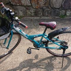 26インチ自転車(後輪パンク中)