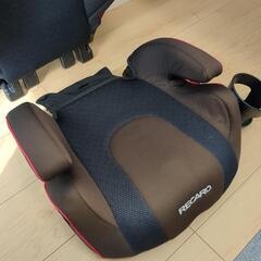 キッズシート　ジュニアシート　RECARO　レカロ　黒赤の画像