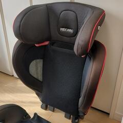 キッズシート　ジュニアシート　RECARO　レカロ　黒赤の画像