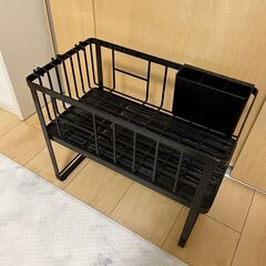 tower 水切り 2段 2Way ブラック