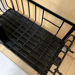 tower 水切り 2段 2Way ブラックの画像