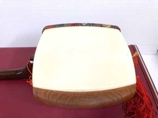SOLD OUT！◆三味線◆花梨細棹 胴破れ無し 中古 撥／駒／替え糸／ケース他 すぐ使えます！