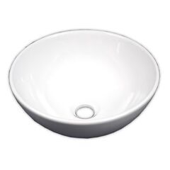 白陶器製　丸型　小型洗面器ボウル　SL35B0　新品　在庫あり