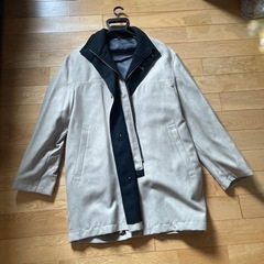 カシミア入り　メンズコートL Lの画像