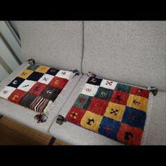 カラフルギャッベ2枚セット