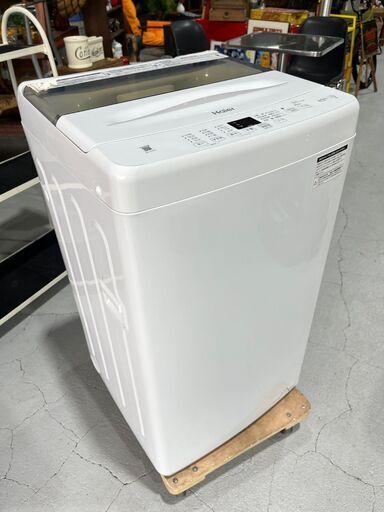 ★高年式★ Haier ハイアール 4.5kg洗濯機 JW-U45A 2023年 ホワイト シンプル 節水 スリム 一人暮らし 少量洗い
