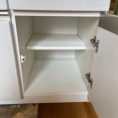 N578☆ニトリ製☆2枚扉☆レンジボード☆食器棚☆幅1005mm