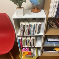 【3/18まで！】3段本棚（白）の画像