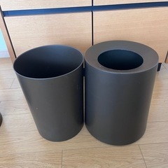 ideaco イデアコ　ゴミ箱　チューブラーオム　ブラウンの画像