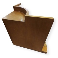 (決まりました)コーナータイプ　木製　棚什器　2台ありますの画像