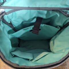 【美品】Bianchi　ビアンキ　レザーリュックサック　14L　ネイビーの画像