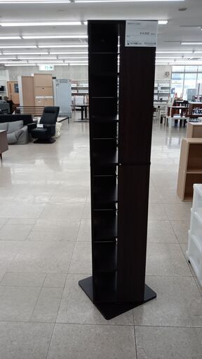 ★ジモティ割あり★  回転コミック収納 ブラウン H158.5×D39×W39 クリーニング済み TJ4549