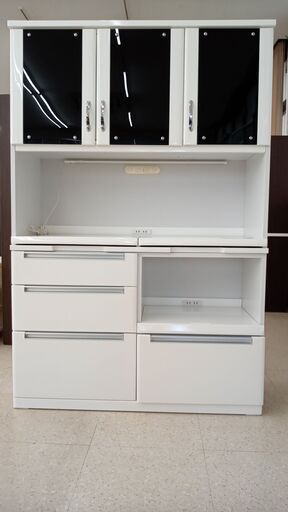 ★ジモティ割あり★ 株式会社エトウ レンジボード 白 H179.5×D45×W119 クリーニング済み TJ4552