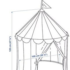IKEA キッズテントの画像