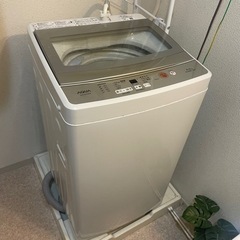 決まりました　AQUA 洗濯機　5kg 2019年製の画像