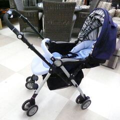 アップリカ/Aprica SORARIA ルミナスネイビー A型ベビーカー 92702 生後1カ月～36カ月（体重約15kgまで）の画像