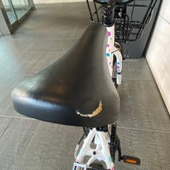 12000→10000円　MARIN 自転車　18インチ　キッズ　水玉　 DONKY JR カゴ付きの画像