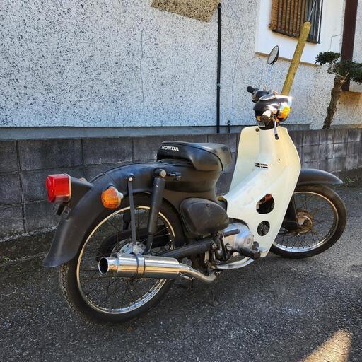 ホンダ純正　スーパーカブ　C50/70 マフラー　ステー付き　中古　1 ホンダ [純正部品] スーパーカブ70/90純正マフラー（規制前